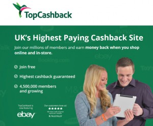 Topcashbackイギリス